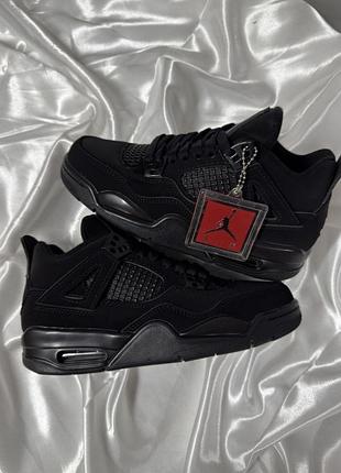 Nike air jordan retro 4 black 6