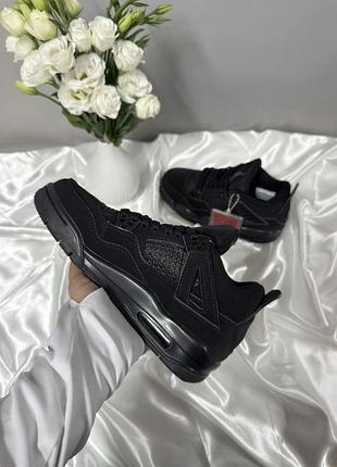 Nike air jordan retro 4 black 4
