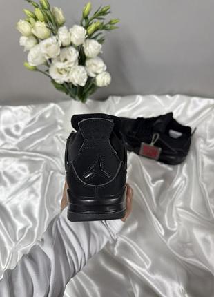 Nike air jordan retro 4 black 10