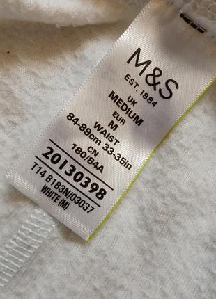 Белые мужские нижние брюки m&amp;s 7