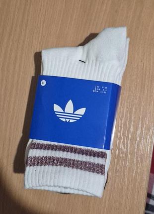 Шкарпетки adidas білі 38-40( 3 пари)