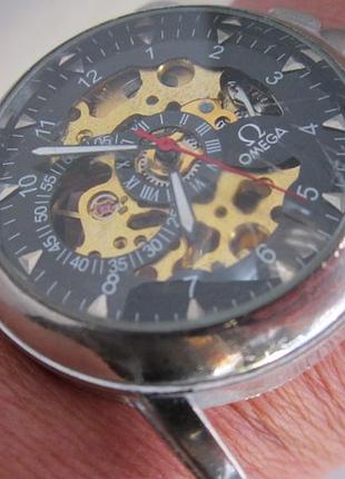 Часы мужские "omega" механика 9