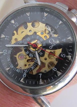 Часы мужские "omega" механика 10