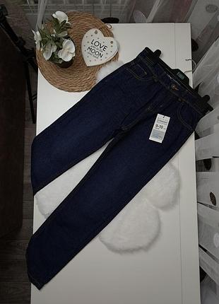 Новые базовые синие джинсы от denimco на мальчика 9-10 лет (134-140)