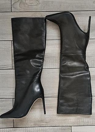 Guess кожаные сапоги