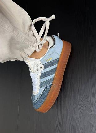 Atmos x adidas sambae denim 2
