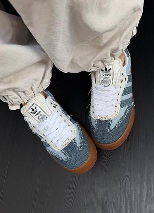 Atmos x adidas sambae denim 4