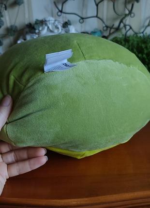 Оригинальная мягкая игрушка антистресс squishmallows гренч в новогоднем колпаке (the grinch santa) 6