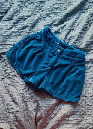 Шорти для дівчаток m&s теплі, бірюзові, zara велюрові next оксамитові h&m колір primark морської хвилі reserved спідниця