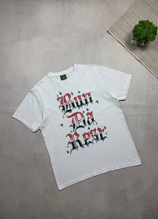 Футболка біла чоловіча corteiz big logo оригінал supreme stussy