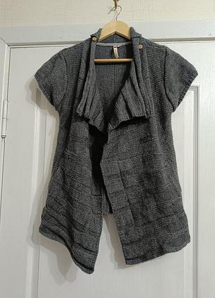 Жилетка, шерсть, альпака, британия. 3