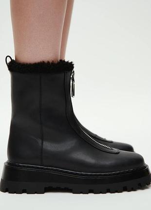 Женские утепленные ботинки   h&m
