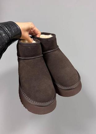 Ugg ultra mini platform
dark cacao suede 🤎 2