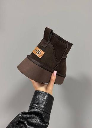 Ugg ultra mini platform
dark cacao suede 🤎 8