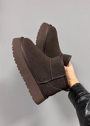Ugg ultra mini platform
dark cacao suede 🤎 3