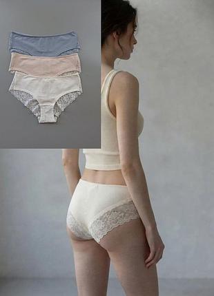 Комплект из 3х трусиков h&m