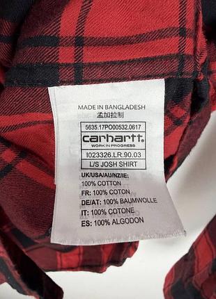 Мужская рубашка carhartt josh shirt 6