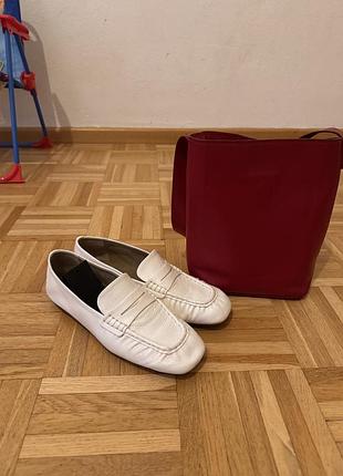 Лофери жіночі massimo dutti білі
