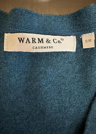 Кашемировый джемпер warm & co. с шарфом 5