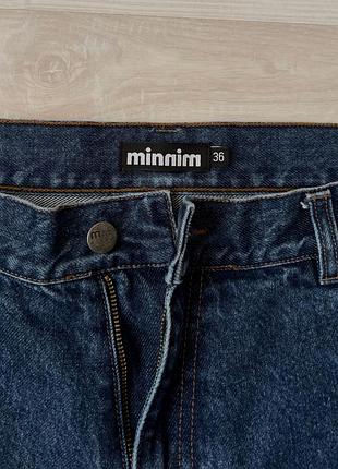 Джинси minnim relaxed fit dark blue 6
