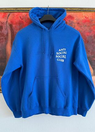Винтажный худи anti social social club размер м