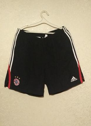 Шорты adidas vintage bayern münchen 2006-2007 (l-xl) с лампасами rare оригинал