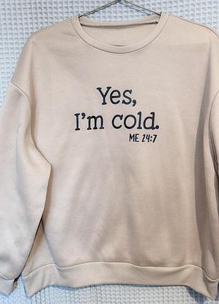 Свитшот женский, утепленный