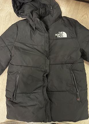 Куртка чоловіча the north face зимова чорна
