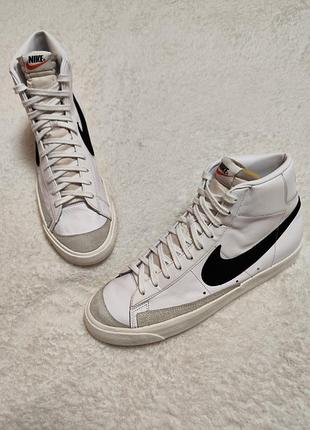 Высокие кеды nike blazer mid'77 vintage 47.5р 30.5см