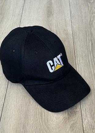 Кепка чорна cat caterpillar 3