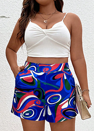 Shein holidaya шорты размера plus