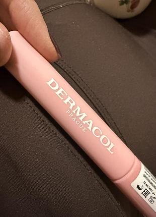 Нова туш для вій dermacol think pink extreme length mascara 3