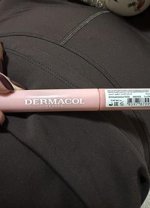 Нова туш для вій dermacol think pink extreme length mascara 5