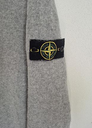 Светр чоловічий stone island сірий 2
