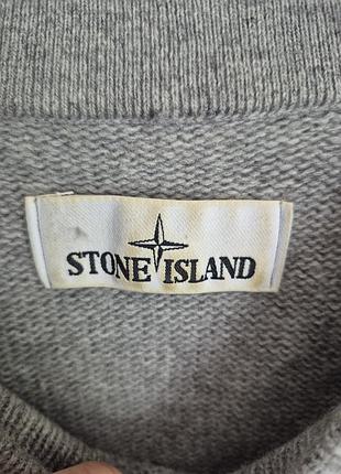 Светр чоловічий stone island сірий 3