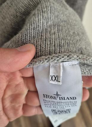 Светр чоловічий stone island сірий 5