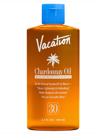 100 мл! солнцезащитное масло для тела vacation chardonnay oil spf 30