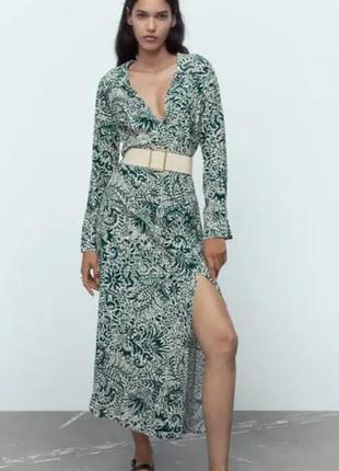 Вискозное платье zara