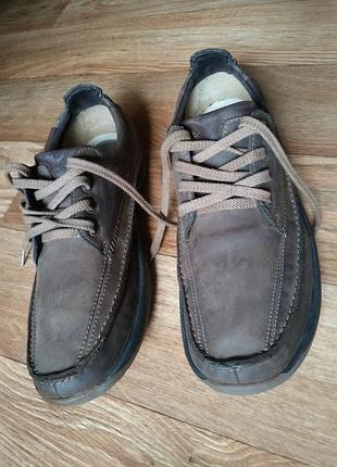 Кожа clarks 42/27cm бу