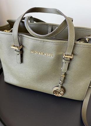Сумка хакі michael kors 4