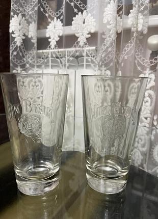 Склянки jim beam скляні