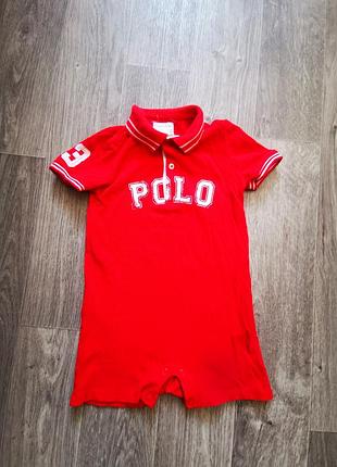 Пісочник для хлопчиків polo ralph червоний 24 місяці