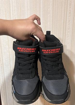 Черевики для хлопчика skechers чорні, розмір 35