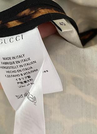 Сукня міді у тваринний принт gucci 8