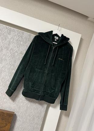 Велюрова кофта худі lacoste оригінал