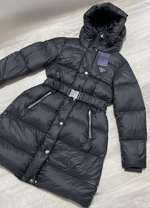 Пальто prada пуховик prada