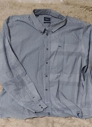 Брендова чоловіча сорочка mcgregor luxury fine cotton, розмір 3xl