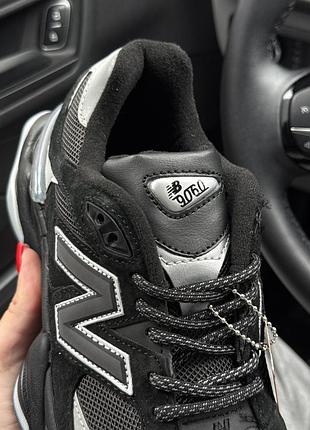 Кроссовки new balance 9060 grey black 7