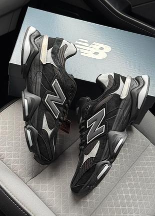 Кроссовки new balance 9060 grey black 3