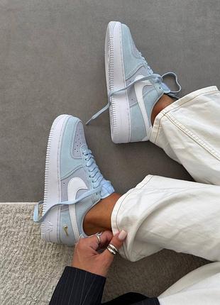 Жіночі кросівки air force 1 low “hydrogen blue”🩵